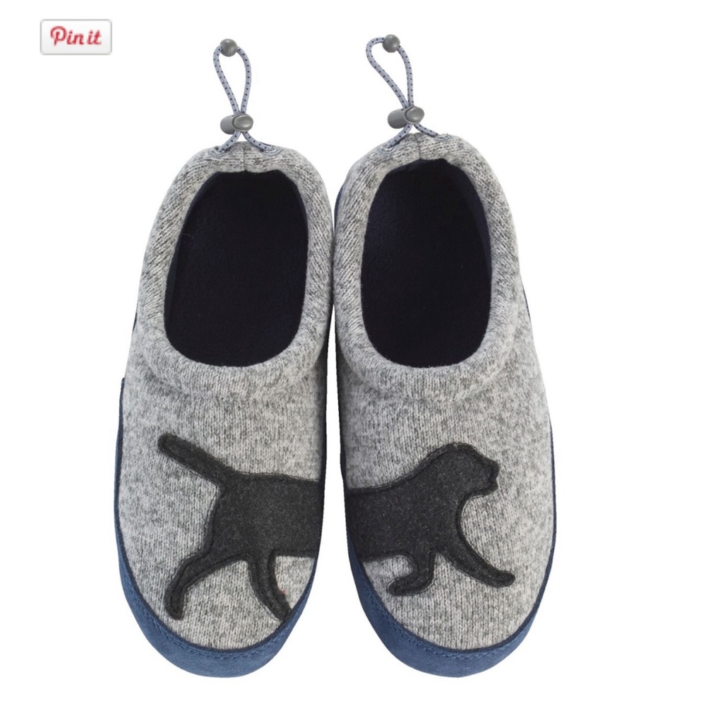 LL Bean kids sweater fleece slippers